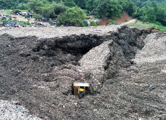 TPA Galuga, Kabupaten Bogor, mengelola sampah menjadi listrik. (Sumber: Dok. Istimewa)