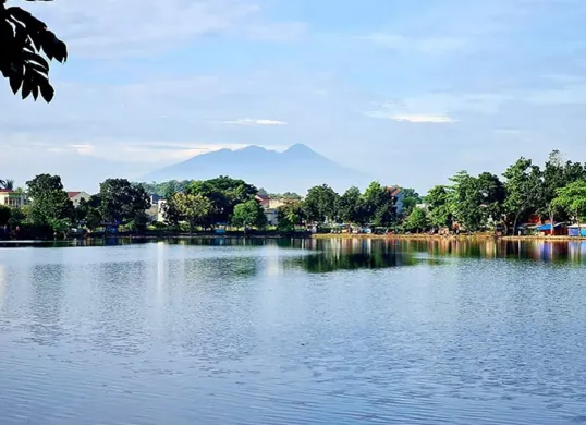 Situ Cilodong, Depok, yang tengah dikembangkan menjadi pusat wisata air.