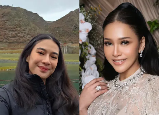 Potret Dian Sastrowardoyo (kiri) dan Maia Estianty (kanan) yang memiliki hubungan darah dengan pahlawan nasional. (Sumber: Instagram)