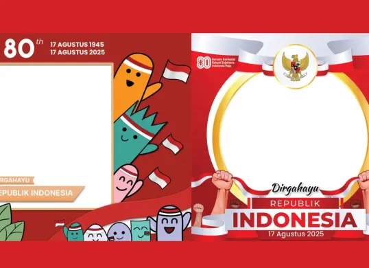 Twibbon HUT RI ke-80 tahun 2025 menjadi simbol semangat kemerdekaan di era digital, mempersatukan bangsa lewat ruang media sosial. (Sumber: Poskota/Yusuf Sidiq)