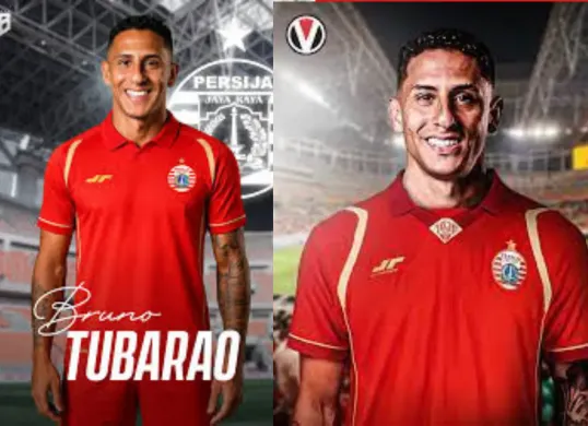 Bruno Tubarao, winger asal Brasil yang akan memperkuat Persija Jakarta musim 2025/2026, sebelumnya membela Ceara di Serie A Brasil. (Sumber: Dok/Persija)