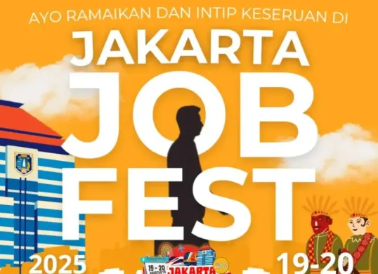 Jobfest Jakarta 2025 buka kesempatan lowongan kerja bagi warga Jakarta. (Sumber: Instagram)