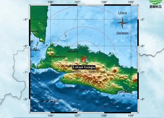 BMKG mencatat setidaknya ada 7 gempa susulan yang masih mengguncang Bekasi hingga Kamis, 21 Agustus 2025. (Sumber: Instagram/@bmkgwilayah2)