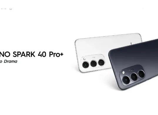 Review Tecno Spark 40 Pro Plus Ponsel entry-level dengan segudang fitur premium. (Sumber: tecno-mobile.com)