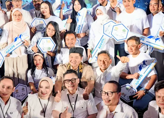 bank bjb menggelar acara Akad Massal dan Serah Terima Kunci bagi 1.080 debitur KPR Sejahtera FLPP. (Sumber: Dok. bank bjb)