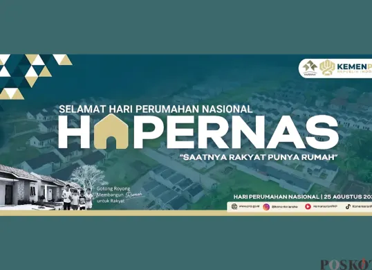 Hari Perumahan Nasional alias HAPERNAH Diperingati Tiap Tanggal 25 Agustus, Berikut Penjelasannya (Sumber: Kementerian Perumahan dan Kawasan Pemukiman RI)