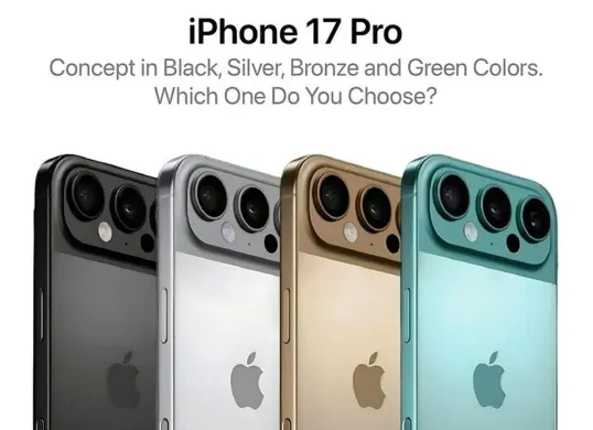 Bocoran desain iPhone 17 Series yang diperkirakan rilis September 2025, menghadirkan varian baru iPhone 17 Air dengan desain lebih tipis. (Sumber: Pinterest)
