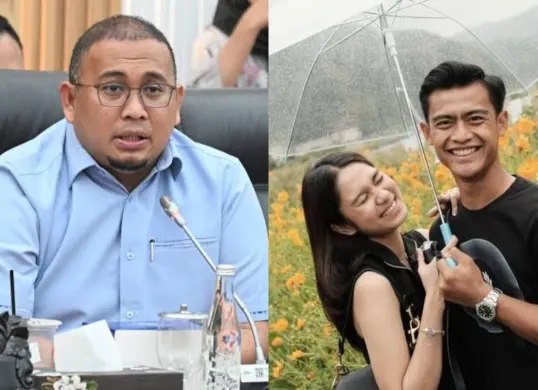 Andre Rosiade bungkam di tengah perceraian Azizah Salsha dan Pratama Arhan. (Sumber: kolase Instagram)