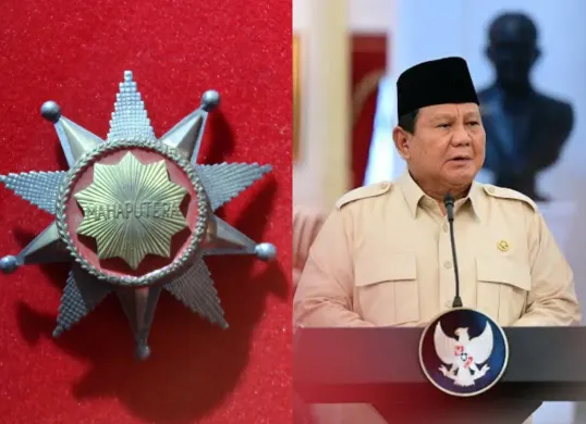 Tanda kehormatan Bintang Mahaputera Utama. (Sumber: Istimewa)