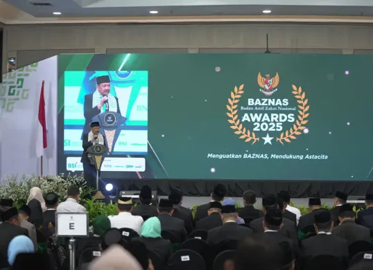 Baznas Award 2025 digelar memberikan penghargaan kepada 906 penggerak zakat, baik tingkat lembaga maupun perorangan. (Sumber: Dok. Baznas)