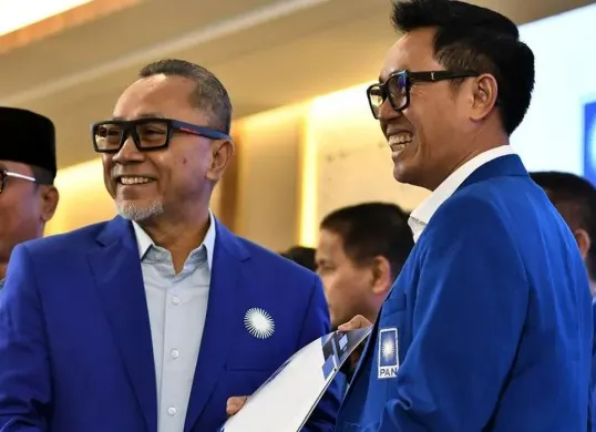 Ketua Umum PAN, Zulkifli Hasan dan Eko Patrio. (Sumber: Dok PAN)