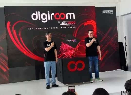 Auto2000 merilis Digiroom versi terbaru dengan fitur pembelian mobil, e-service, dan tracking real-time. (Sumber: POSKOTA | Foto: Erwan Hartawan)