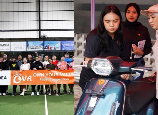 Yadea Dance Competition dan Yadea OVA Padel Competition, untuk mengajak generasi muda dan wanita aktif. (Sumber: Dok Yadea)