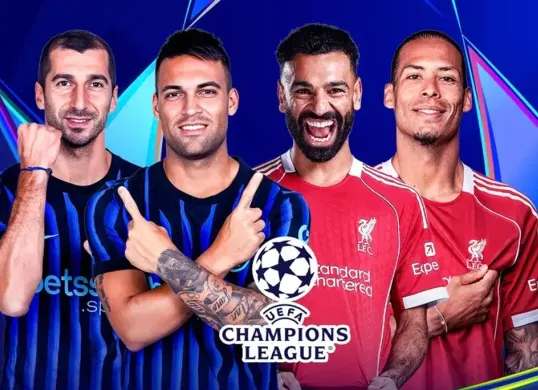 Cek link live streaming Inter Milan Vs Liverpool di Liga Champions 2025/2026, kick-off pukul 03.00 WIB dini hari. (Sumber: Vidio.com)