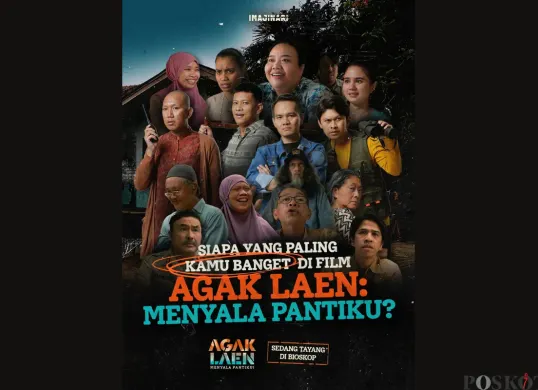 Update terbaru jumlah penonton Film komedi Agak Laen 2 atau Agak Laen: Menyala Pantiku! pada hari ini, Rabu 17 Desember 2025.(Sumber: Instagram/imajinari.id)