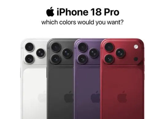 Bocoran desain dan warna iPhone 18 Pro. (Sumber: X/@theapplecycle)
