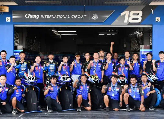 Yamaha Racing Indonesia saat berlaga di Asia Road Racing Championship (ARRC) 2025. (Sumber: Dok. Yamaha)