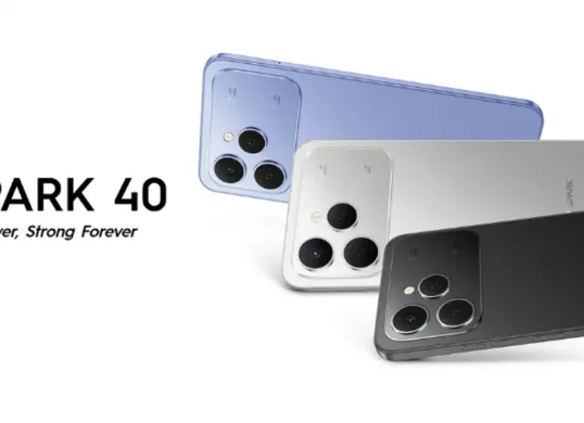 Spesifikasi Tecno Spark 40 yang desainnya mirip iPhon 17 Pro. (Sumber: tecno-mobile.com)