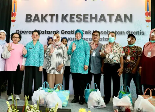 TP PKK Pusat menggelar Bakti Kesehatan di RSKD Duren Sawit, Jakarta, Rabu, 10 Desember 2025. (Sumber: Puspen Kemendagri)