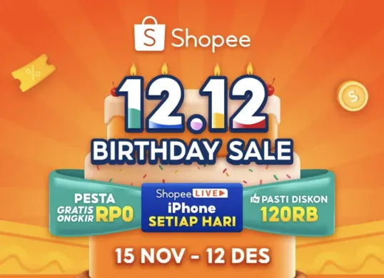 Cara Temukan Kode Voucher Shopee 0 Rupiah Hari Ini 12.12 2025, Diskon Bisa Sampai 100% (Sumber: Dok/Shoope)