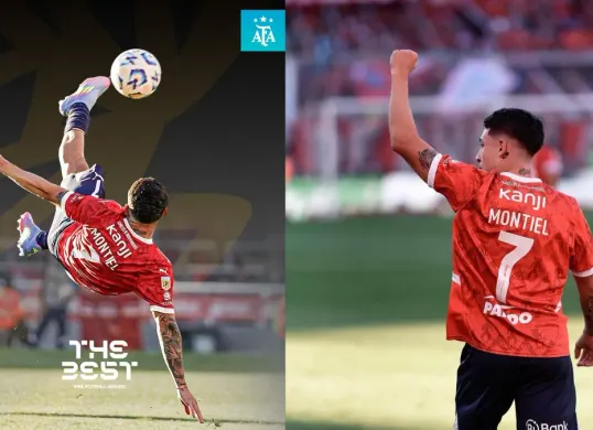 Gol salto spektakuler Santiago Montiel raih puskas award 2025 (Sumber: X/@idextratime dan @CAIplaneta)
