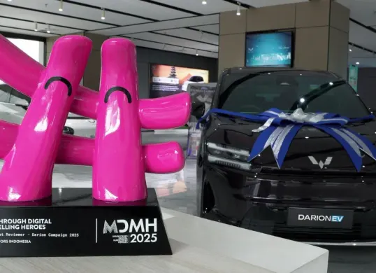 Wuling Motors meraih Breakthrough Digital Storytelling Heroes di MDMH 2025. (Sumber: Wuling)