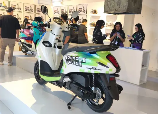 Yamaha Classy Artsy Challenge. (Sumber: Poskota/Erwan Hartawan)