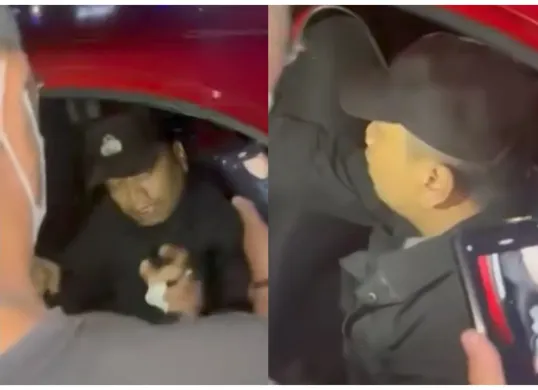 Oknum polisi yang dikepung warga diduga melakukan pemerasan terhadap dua orang pelajar di Semarang pada Jumat, 31 Januari 2025. (Sumber: Instagram @beritasemaranghariini)