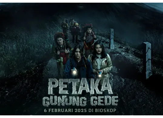 Film Petaka Gunung Gede akan hadir di bioskop pada 6 Februari 2025 ini. (Sumber: X/@Starvisionplus)