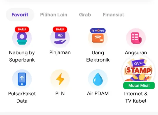 Cara Top Up Saldo Flazz BCA di Aplikasi OVO (Sumber: Poskota/Muhammad Ibrahim)