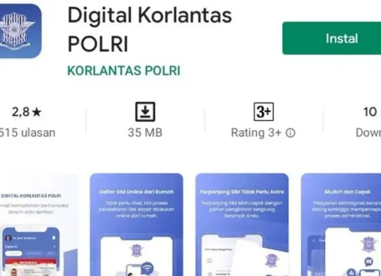 Begini cara buat SIM online di aplikasi. (Sumber: Istimewa)