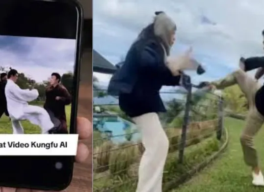 Begini cara buat kungfu AI video yang viral di TikTok. (Sumber: Istimewa)