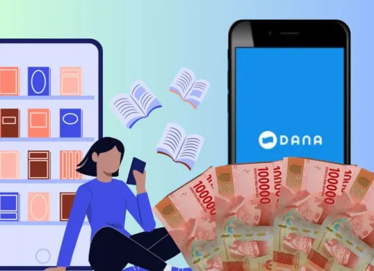 Tahapan dan tips klaim saldo DANA gratis Rp250.000 ke dompet digital dari aplikasi baca novel. (Sumber: Poskota/Audie Salsabila)
