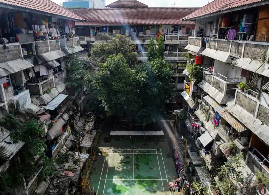 Ilustrasi rumah susun. (Sumber: Poskota/Bilal Nugraha Ginanjar)
