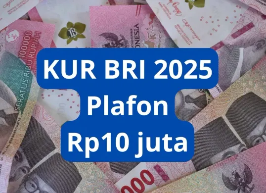 KUR BRI 2025 plafon Rp10 juta tenor cicilan dari 12 bulan hingga 60 bulan. (Canva)