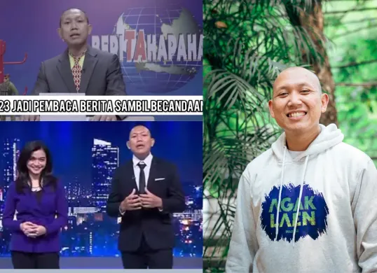 Komedian Oki Rengga menjadi presenter program berita setelah sebelumnya pernah bermain peran sebagai candaan. (Sumber: Instagram/@okirengga33)