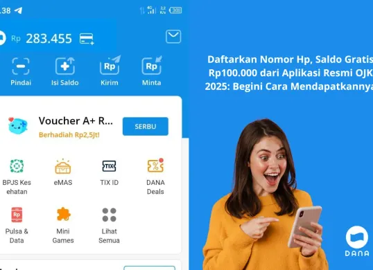 Klaim saldo gratis Rp100.000 dari aplikasi resmi OJK 2025 sekarang juga! Jangan sampai ketinggalan! (Sumber: Poskota/Yusuf Sidiq)