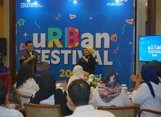 uRBan Festival 2024 yang diadakan Bank Mandiri untuk pelaku UMKM. (Sumber: Dok. Mandiri)