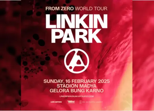 Resmi! Linkin Park bakal konser di GBK Jakarta, Minggu 16 Februari 2025.(Sumber: Instagram/@linkinpark)