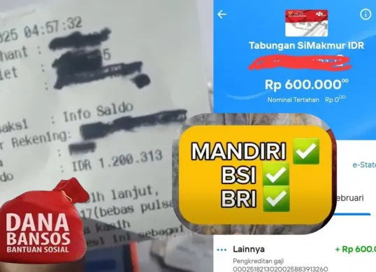 Kabar terbaru pencairan saldo dana bansos Rp1.200.000 hari ini. (Sumber: Poskota/Faiz)