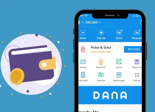 Saldo DANA grtasi masuk ke dompet elektronik dari program affiliate. (Sumber: Poskota/Syifa Luthfiyah)