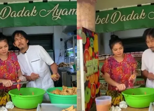 Karina Ranau, istri "Kang Mus" Epy Kusnandar, berbicara tentang tuduhan penglaris yang mengancam citra usaha warung nasi mereka. (Sumber: Instagram/karinaranau9)
