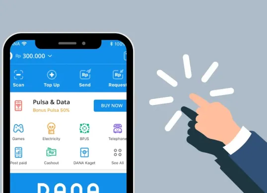 Dapatkan saldo DANA gratis dengan cara berikut ini. (Sumber: Poskota/Syifa Luthfiyah)