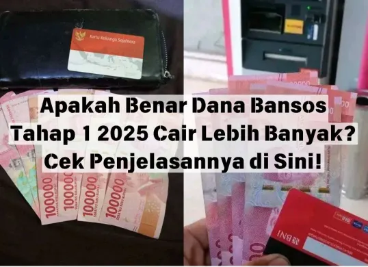 Dana bansos tahap 1 tahun 2025 cair lebih banyak? (Sumber: Facebook/Lidia Paramita Edited Insan Sujadi)