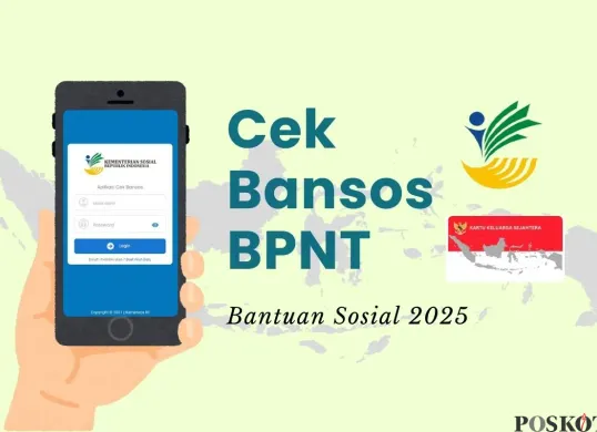 Informasi pengecekan bansos BPNT 2025. (Sumber: Poskota/Della Amelia)