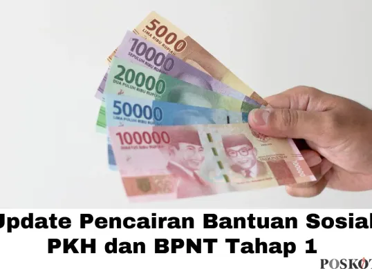 Info terbaru pencairan bansos PKH dan BPNT tahap 1. (Sumber: Poskota/Arip Apandi)