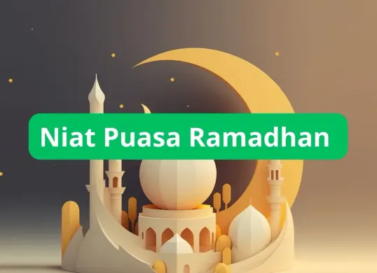 Bacaan lengkap niat puasa Ramadhan 2025. (Canva)