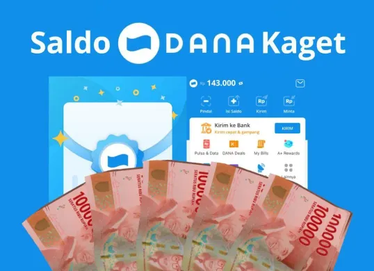 Dapatkan penghasilan tambahan saldo DANA gratis hari ini. (Sumber: Poskota/Audie Salsabila)