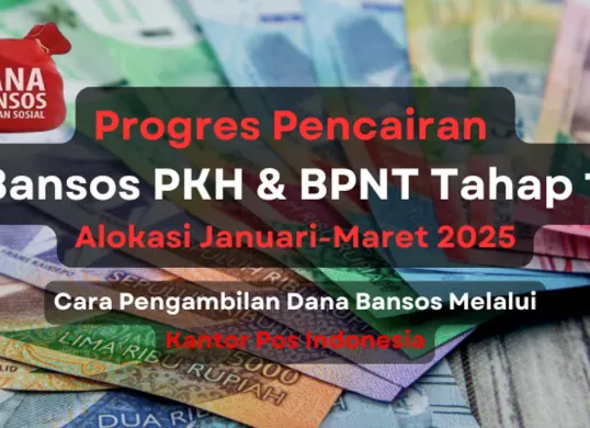 Surat undangan pencairan bansos PKH dan BPNT tahap 1 via PT Pos sudah mulai didistribusikan. (Sumber: Poskota/Aldi Haranda Irawan)
