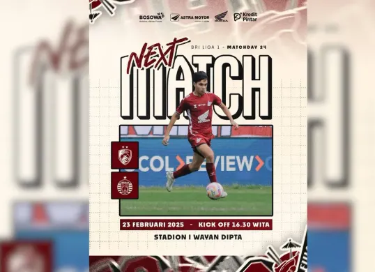 Saksikan pertandingan seru PSM Makassar vs Persija Jakarta pada pekan 24 BRI Liga 1 2024/2025 yang akan berlangsung hari ini, Minggu 23 Oktober 2025. (Sumber: Instagram @psm_makassar)